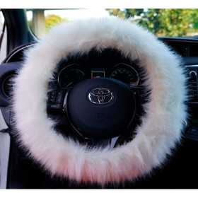 Couvre Volant Simoni Racing Fluffy Fur 3739cm Blanc | S/Racing | Co...