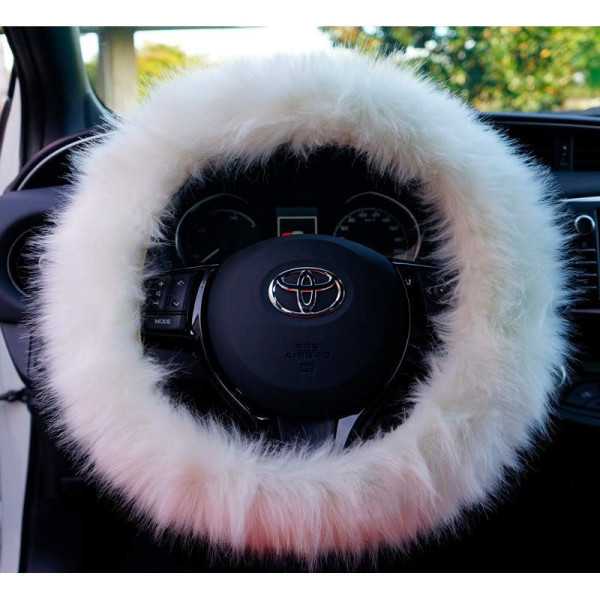 Couvre Volant Simoni Racing Fluffy Fur 3739cm Blanc | S/Racing | Co...