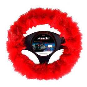 Couvre Volant Simoni Racing Fluffy Fur  3739cm  Rouge