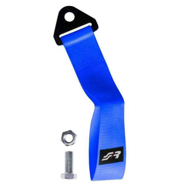 Ceinture à illet de remorquage Simoni Racing  Bleu  max 3000kg  Longueur 28cm