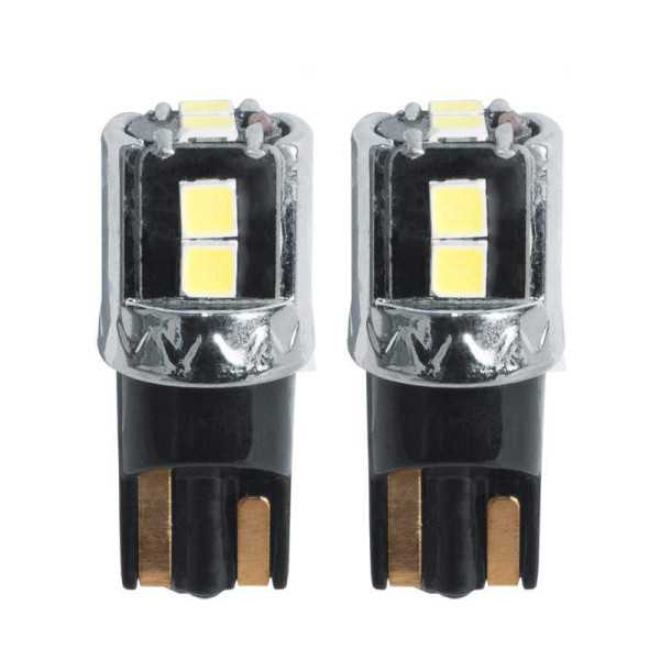 Simoni Racing T10 Ampoules 6 LED Canbus NoPolarity  Haute Luminosité Superblanc  Lot de 2 pièces