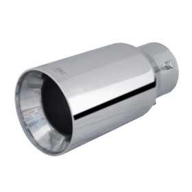 Embout déchappement Simoni Racing RondDroit Inox  Ø90xL185mm  Assemblage 3459mm