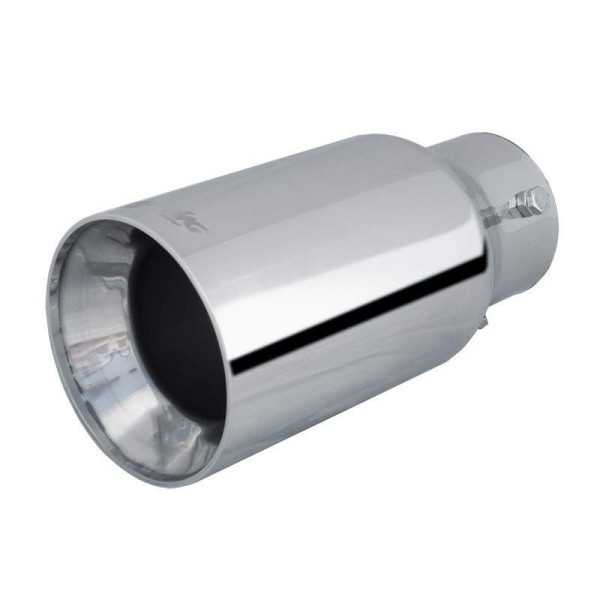 Embout déchappement Simoni Racing RondDroit Inox  Ø90xL185mm  Assemblage 3459mm