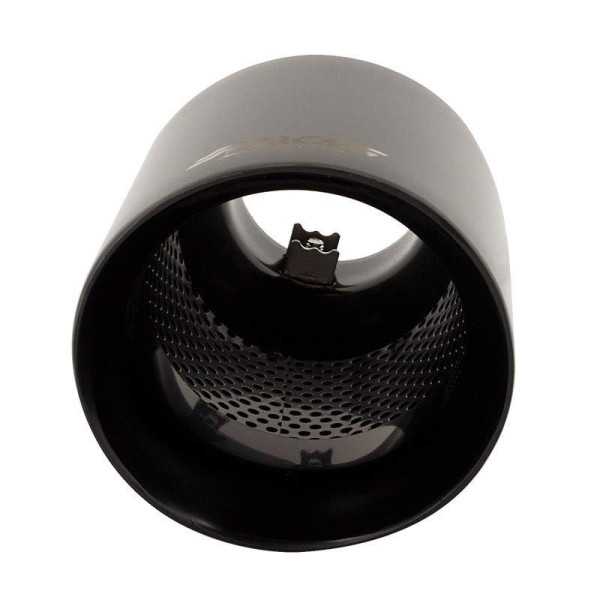 Embout déchappement Simoni Racing RondIncliné Inox Noir Ø115xL210mm...