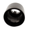 Embout déchappement Simoni Racing RondIncliné Inox Noir Ø115xL210mm...