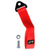 Ceinture à illet de remorquage Simoni Racing  Rouge  3000kg max  Longueur 28cm