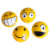 Simoni Racing Set bouchons de valve Emoticons  Jaune  4 pièces