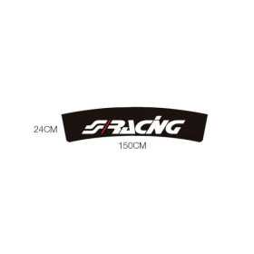 Simoni Racing Filtre Solaire New Logo 150x24cm Noir | S/Racing | Fi...