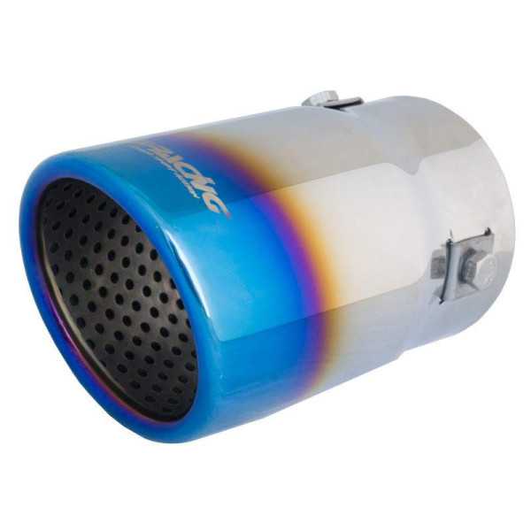 Embout déchappement Simoni Racing RondIncliné InoxTitane  Ø76xL128mm  Fixation 4367mm