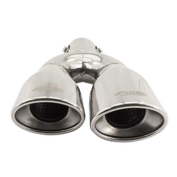 Simoni Racing Embout déchappement double ovaleincliné Inox 167x67xL...