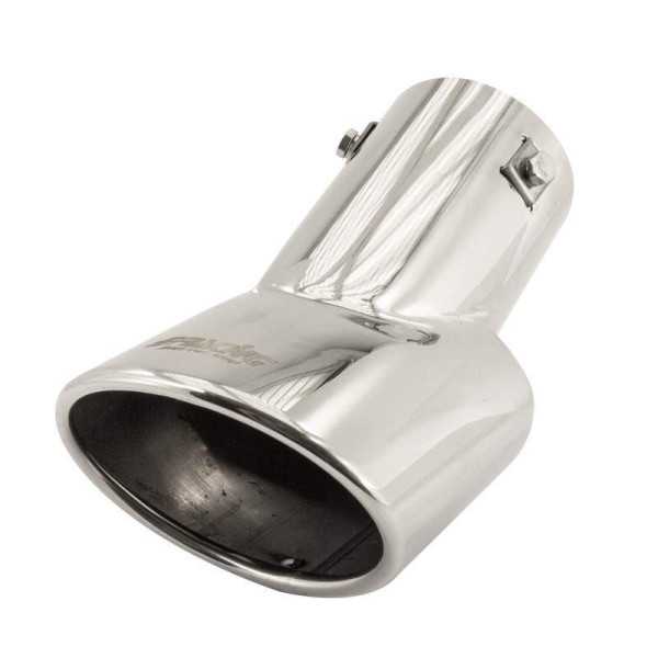 Embout déchappement Simoni Racing Oval Inox  116x86xL180mm  Fixation 4674mm