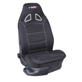 Simoni Racing Housse de siège Pilot siège avant  Noir au look siège sport  1 pièce