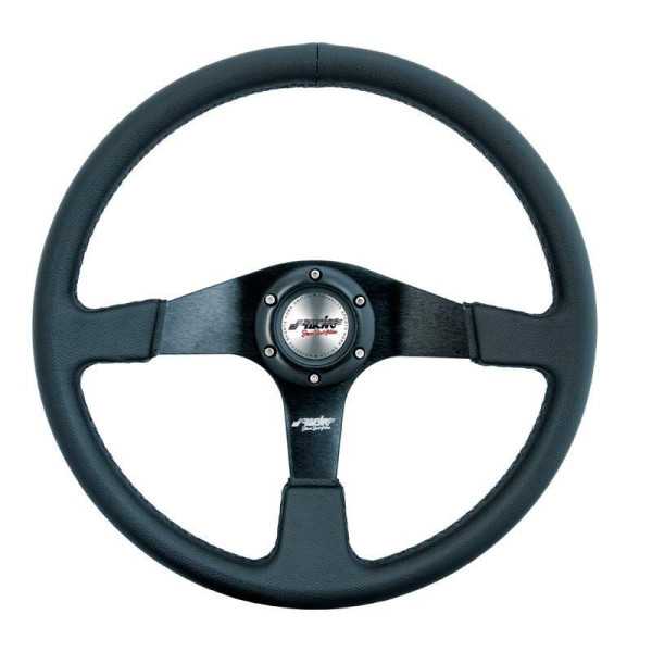 Simoni Racing Volant Sport Defender 380mm  Cuir Écologique Noir