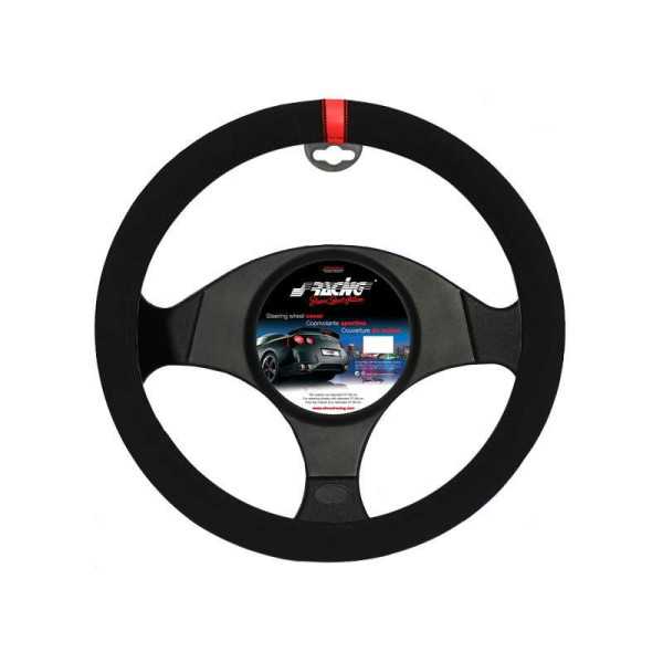 Couvre Volant Simoni Racing Carrera Look  3739cm  NoirRouge