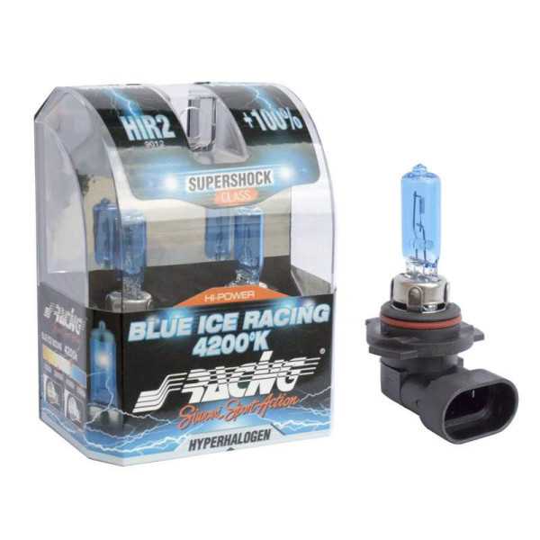 Ampoules halogènes Simoni Racing Blue Ice Racing HIR2 4200K 12V55W lot de 2 pièces ECER37