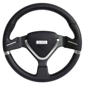 Simoni Racing Volant Sport Montecarlo 350mm  Cuir Noir