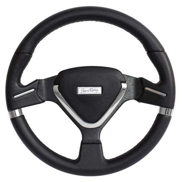 Simoni Racing Volant Sport Montecarlo 350mm  Cuir Noir