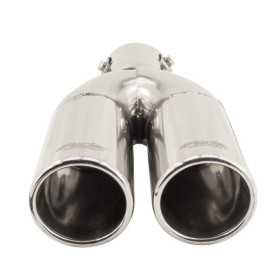 Embout déchappement Simoni Racing Double Rond Inox Ø63xL220mm Assem...