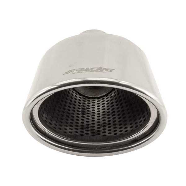 Embout déchappement Simoni Racing Oval Inox 119x76xL178mm Assemblag...