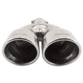 Embout déchappement Simoni Racing Double Rond Inox Ø90xL242mm Assem...