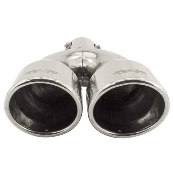 Embout déchappement Simoni Racing Double Rond Inox Ø90xL242mm Assem...
