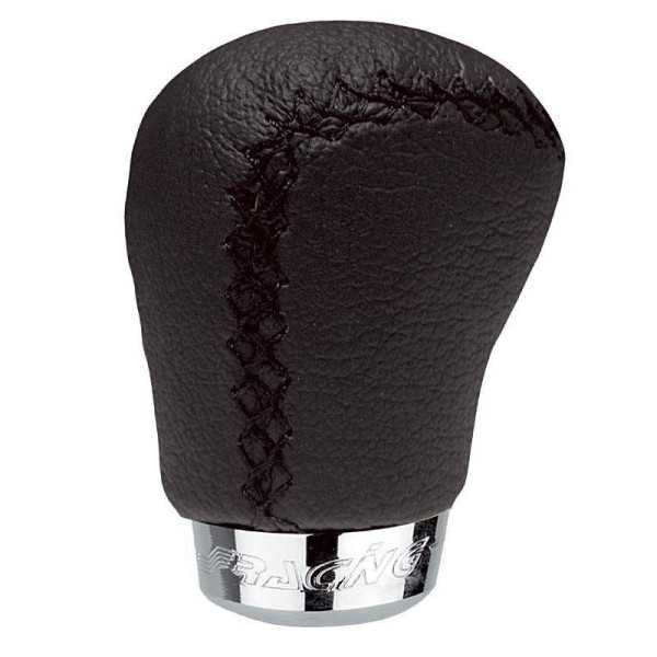 Insitor de pommeau de levier de vitesse Simoni Racing  Cuir noir