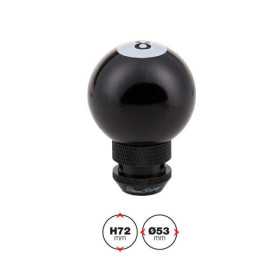 Pommeau de levier de vitesse Simoni Racing 8Ball  Noir