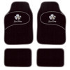 Simoni Racing Universal Car Mats Daisy  Fleurs grises  4 pièces