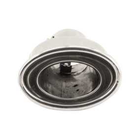 Embout déchappement Simoni Racing Oval DTM Inox 118x70xL160mm Assem...