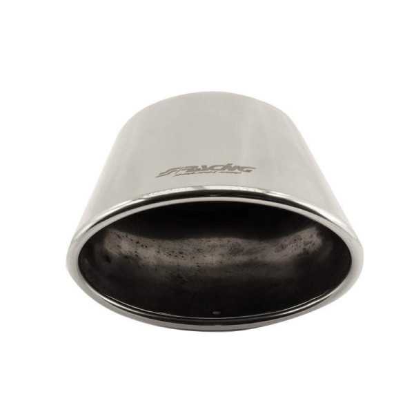 Embout déchappement Simoni Racing OvaleIncliné Inox 150x100xL250mm ...