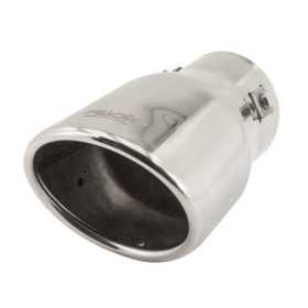 Embout déchappement Simoni Racing OvaleIncliné Inox  95x82xL147mm  Assemblage 65mm