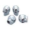 Simoni Racing Set bouchons de valve Skeletor  Chrome