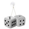 Simoni Racing Microfibre Big Dés 10x10cm  Blanc  Lot de 2 pièces