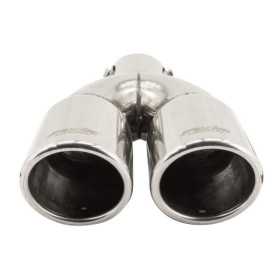 Embout déchappement Simoni Racing Double RondIncliné Inox Ø76xL230m...