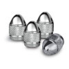 Simoni Racing Set bouchons de valve Ogiva  Chrome