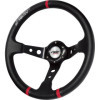 Simoni Racing Sports Volant Gravel 350mm  Noir EcoCuir Deep Dish 9cm de profondeur.