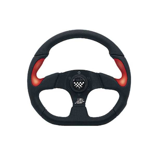 Simoni Racing Volant Sport X2 PolyPelle Formula 330mm  NoirRouge