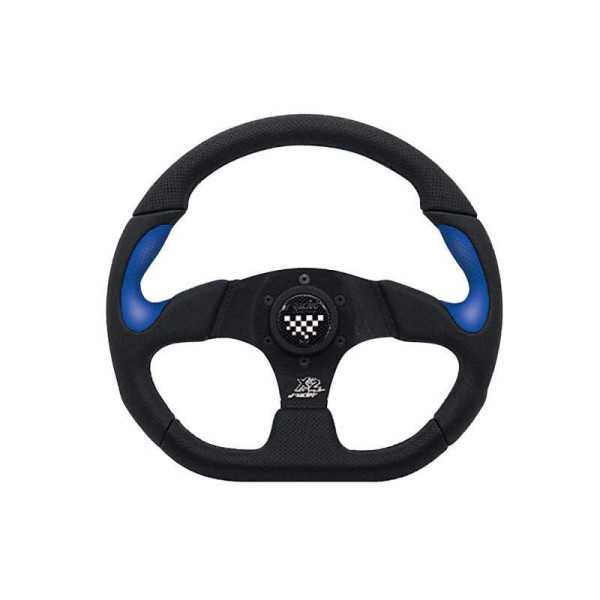 Simoni Racing Volant Sport X2 PolyPelle Formula 330mm  NoirBleu