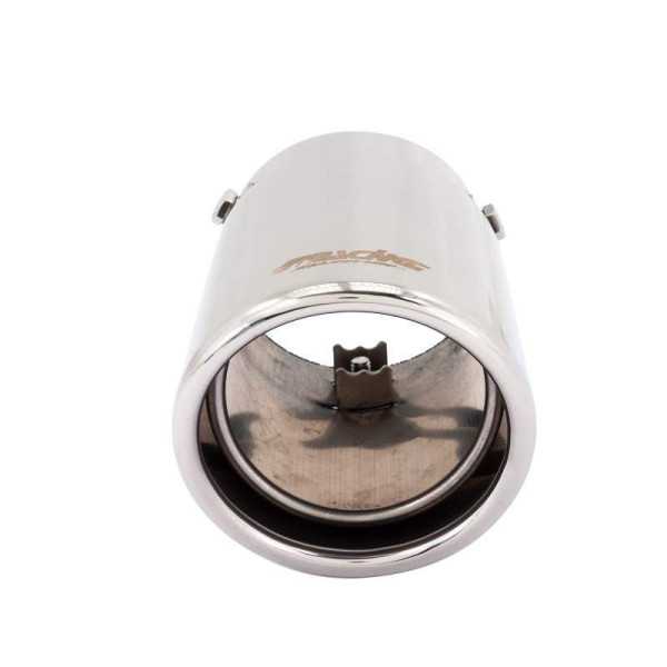 Embout déchappement Simoni Racing OvaleIncliné Inox 88x82xL125mm As...