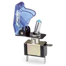 Interrupteur Simoni Racing Baby Go  Bleu Transparent  LED Bleu  12V20Amp