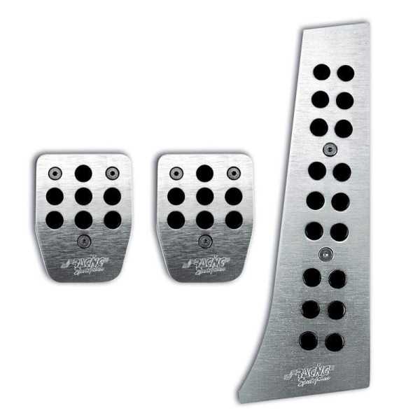 Jeu de pédales Simoni Racing Special  Aluminium BrosséCaoutchouc Noir