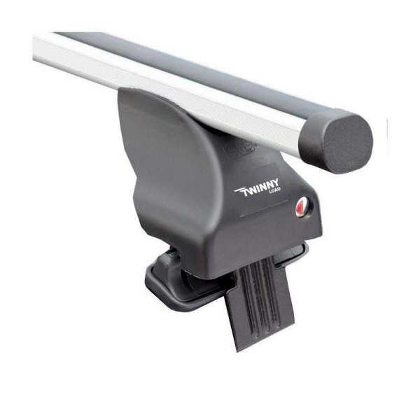Jeu de barres de toit Twinny Load Aluminium A39 pour Alfa RomeoFiat...