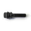 HR Boulon de roue conique avec bague mobile R14 M14x1.50  Longueur 55mm  Noir