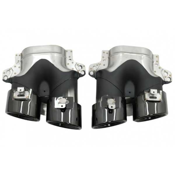 Diffuseur pour Mercedes CLS C257 18+ CLS53 Look Ã‰chappement Tips Night Package