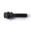 HR Boulon de roue conique avec bague mobile R14 M14x1.50  Longueur 43mm  Noir