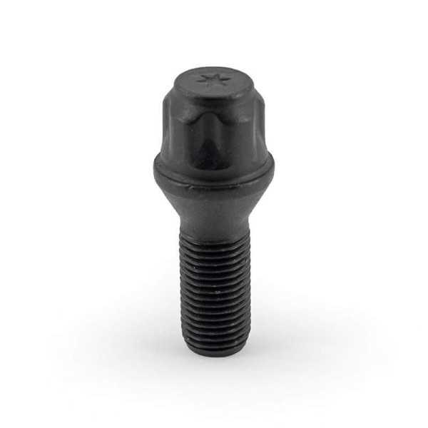 HR Jeu de blocages de roues M14x1.50x28mm conique Noir 4 boulons de...