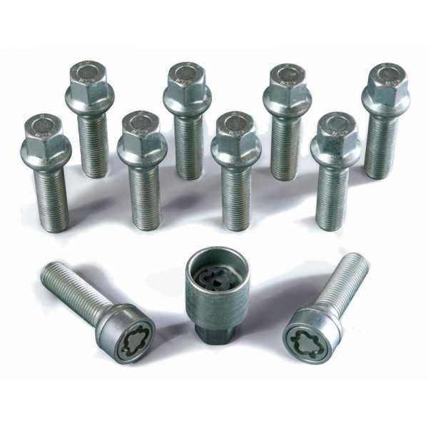 Boulon de roue HR bombé R14 M14x1.50  Longueur 68mm