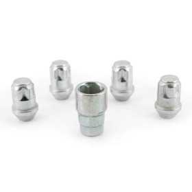 HR Jeu de blocages de roues M12x1.50 conique  4 écrous de blocage avec adaptateur