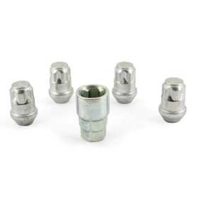 HR Jeu de blocages de roues M12x1.25 conique  4 écrous de blocage avec adaptateur
