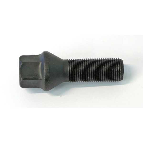 HR Boulon de roue conique M14x1.25  Longueur 26mm  Noir